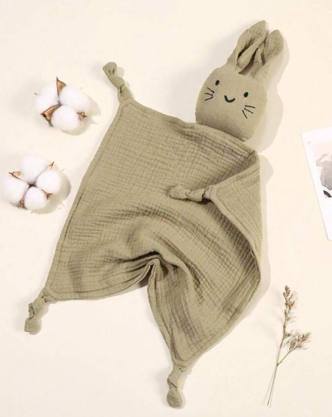 Doudou en gaze de coton